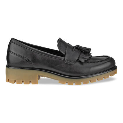 ECCO MODTRAY CHUNKY LEATHER LOAFERS